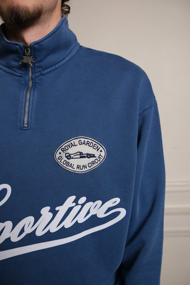 Goodies Sportive Royal Garden Halfzip vue de profil — photo 5