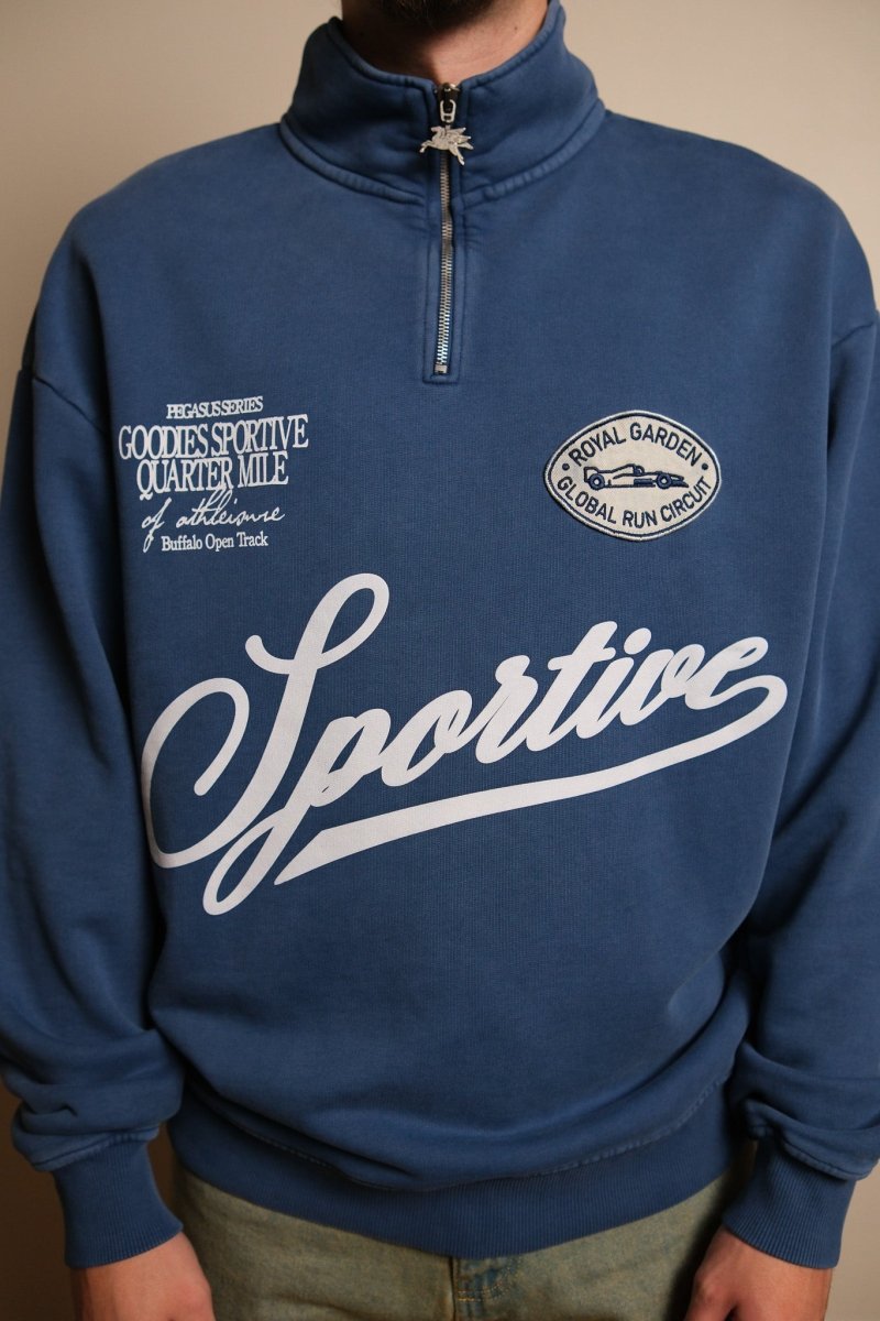 Goodies Sportive Royal Garden Halfzip porté de face — photo 6