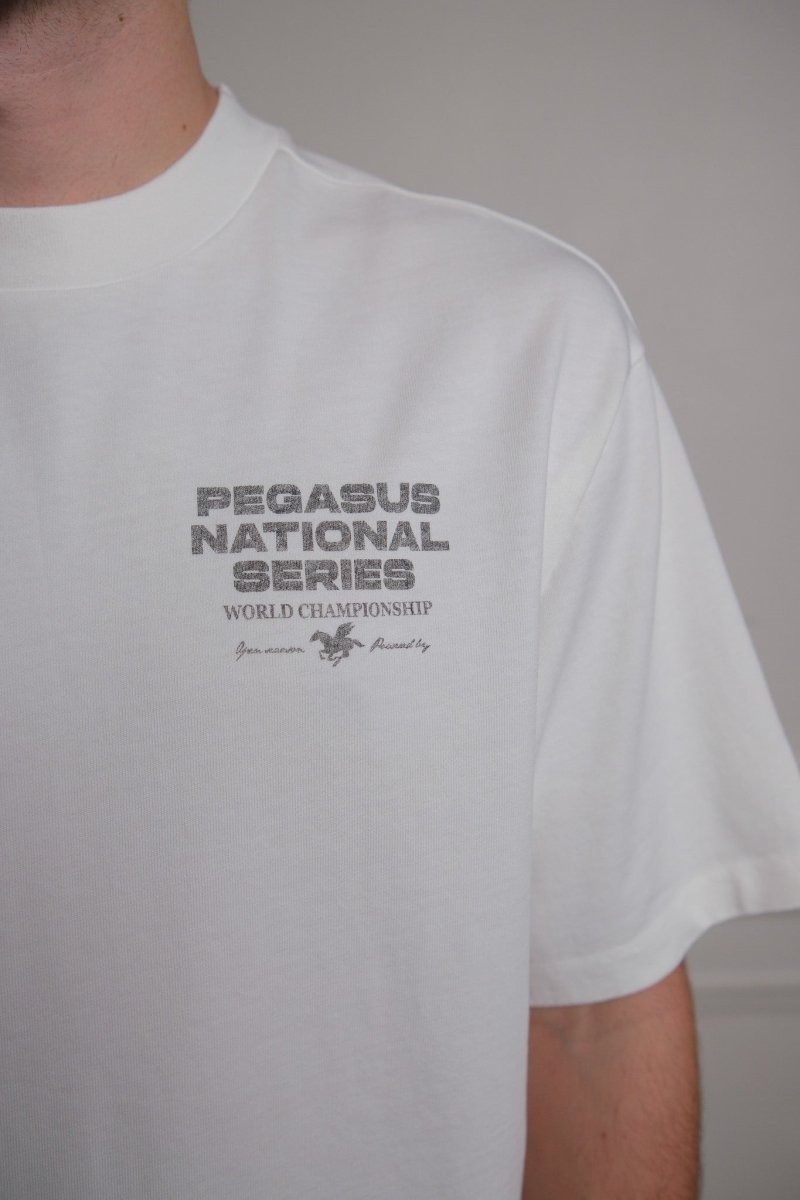 Goodies Sportive Pegasus Series White Tee vue de dos produit