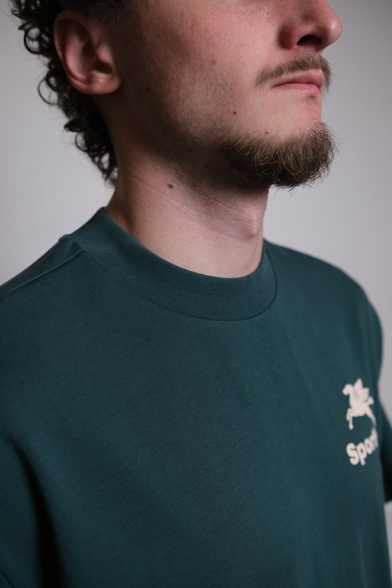 Goodies Sportive 290g Green Pegasus Tee vue de profil
