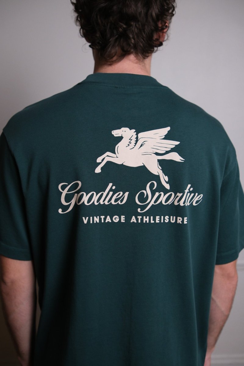 Goodies Sportive 290g Green Pegasus Tee vue de face produit
