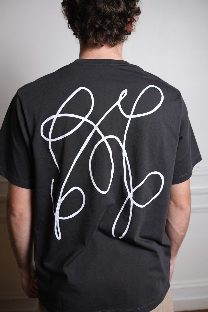 Oneliner t-shirt - Anthracite Pop trading company — photo 5