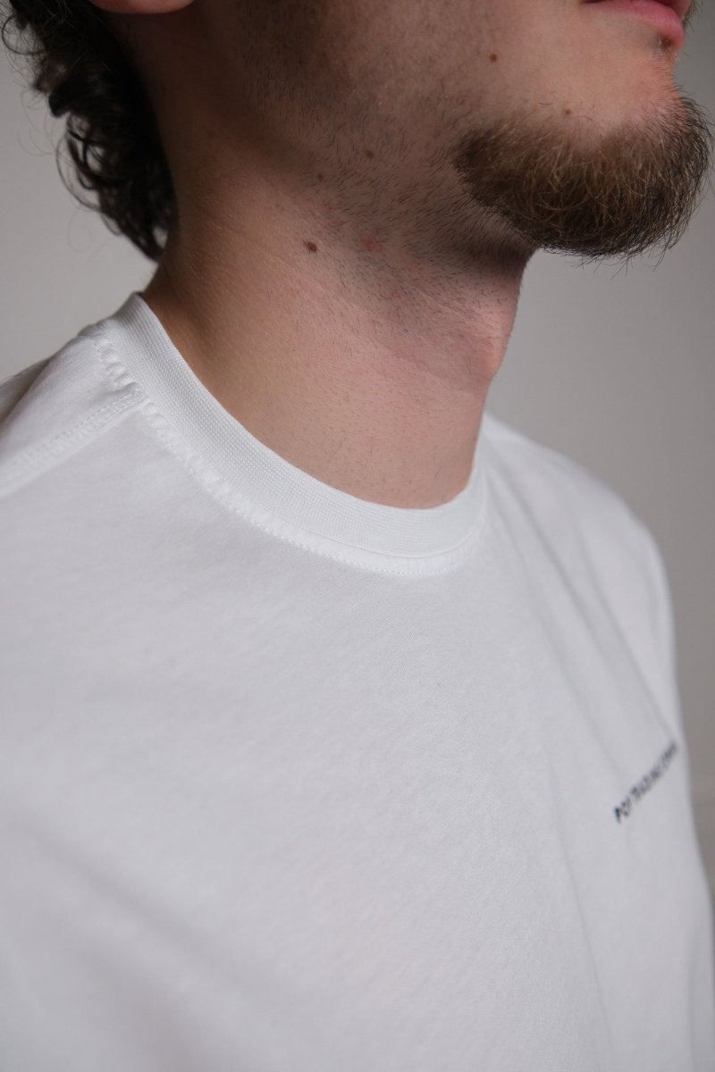 logo t-shirt white Pop trading company — photo 4