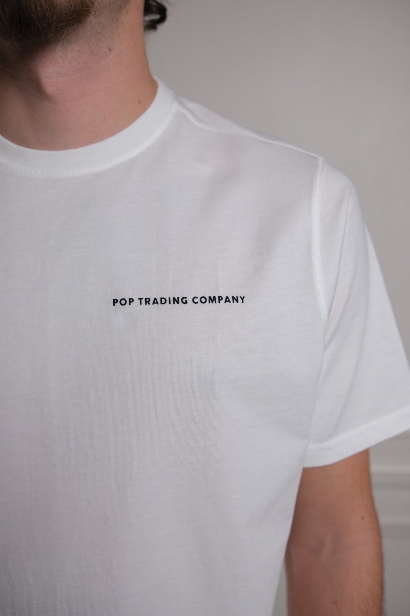 logo t-shirt white Pop trading company — photo 5