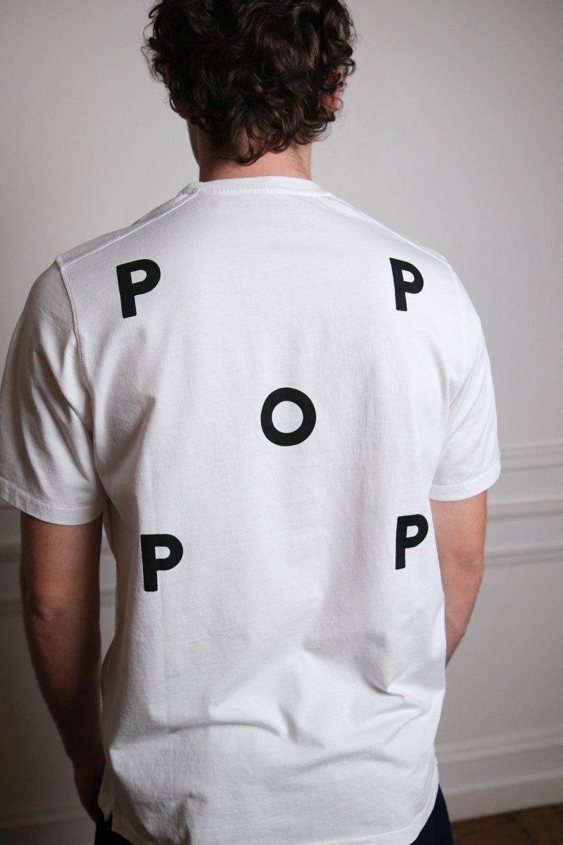 logo t-shirt white Pop trading company — photo 3