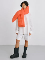 PADDED SCARF - Coral OLEND - vue de trois quarts