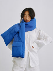 PADDED SCARF - Cobalt blue OLEND - vue de détail