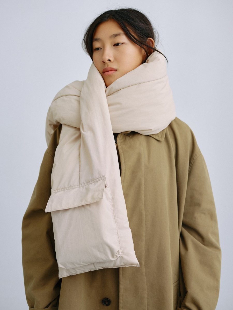 PADDED SCARF - Sand OLEND - vue alternative