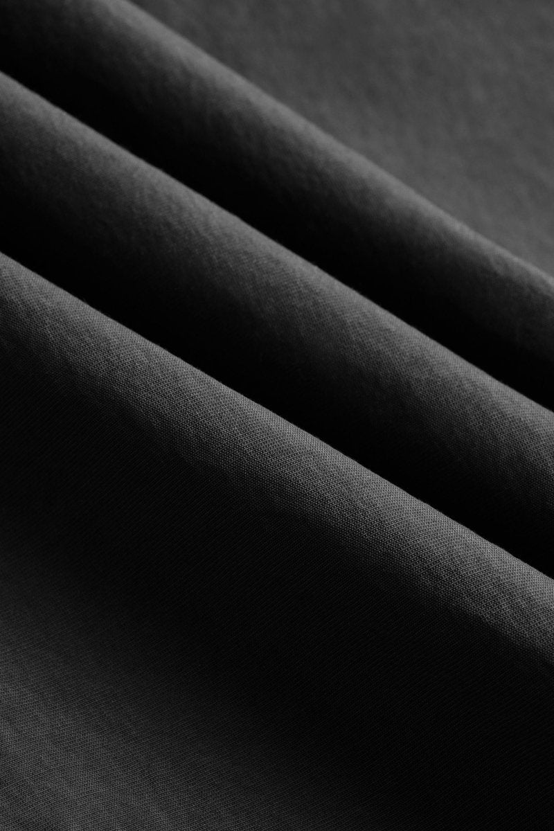 NYLON TUSSAR PANTS - Black DISTRICT VISION - détail de la matière