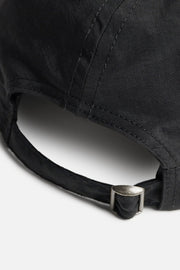 PANELED NYLON HAT - Symbol Black DISTRICT VISION - détail du strapback