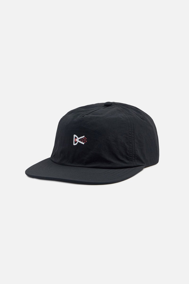 PANELED NYLON HAT - Symbol Black DISTRICT VISION - vue de face