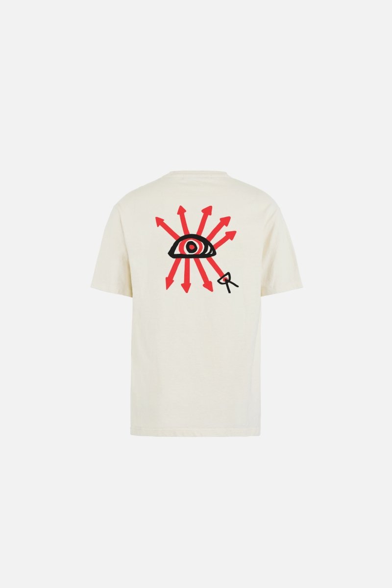 CALIFORNIA COTTON TEE - Arrow Eye Vintage White DISTRICT VISION - détails sur le produit — photo 3
