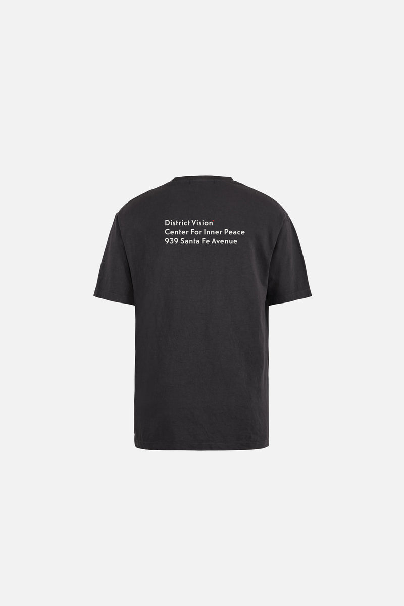 CALIFORNIA COTTON TEE - Staff Tee Vintage Black DISTRICT VISION - vue de dos