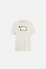 CALIFORNIA COTTON TEE - Staff Tee Vintage White DISTRICT VISION - vue de face