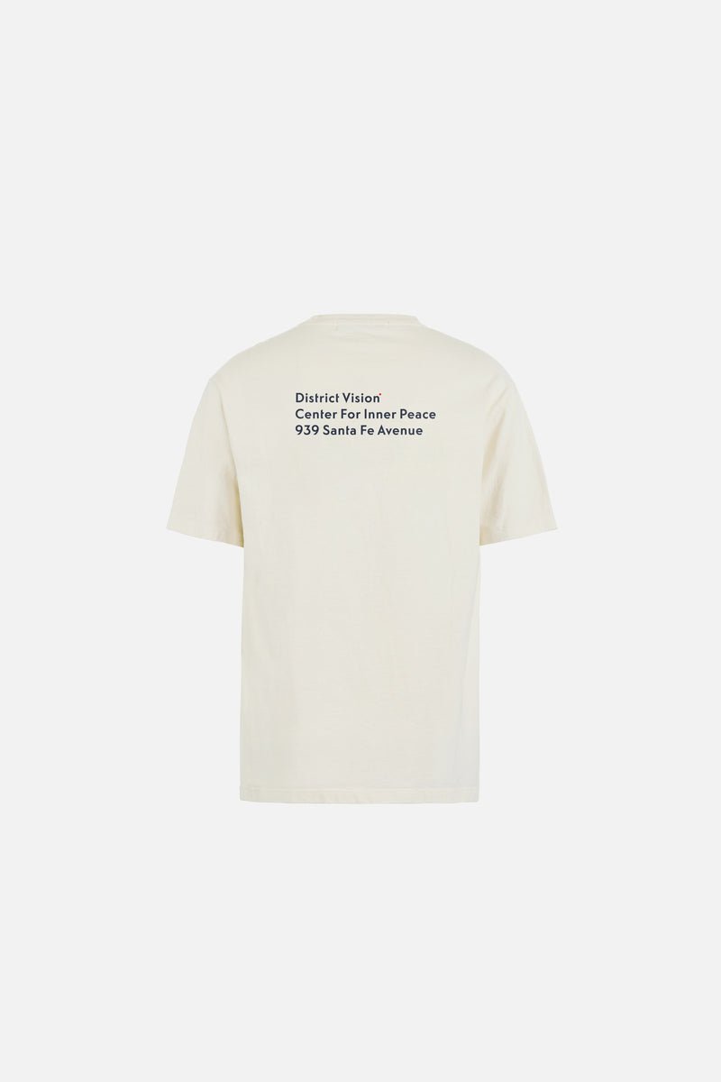 CALIFORNIA COTTON TEE - Staff Tee Vintage White DISTRICT VISION - vue de dos