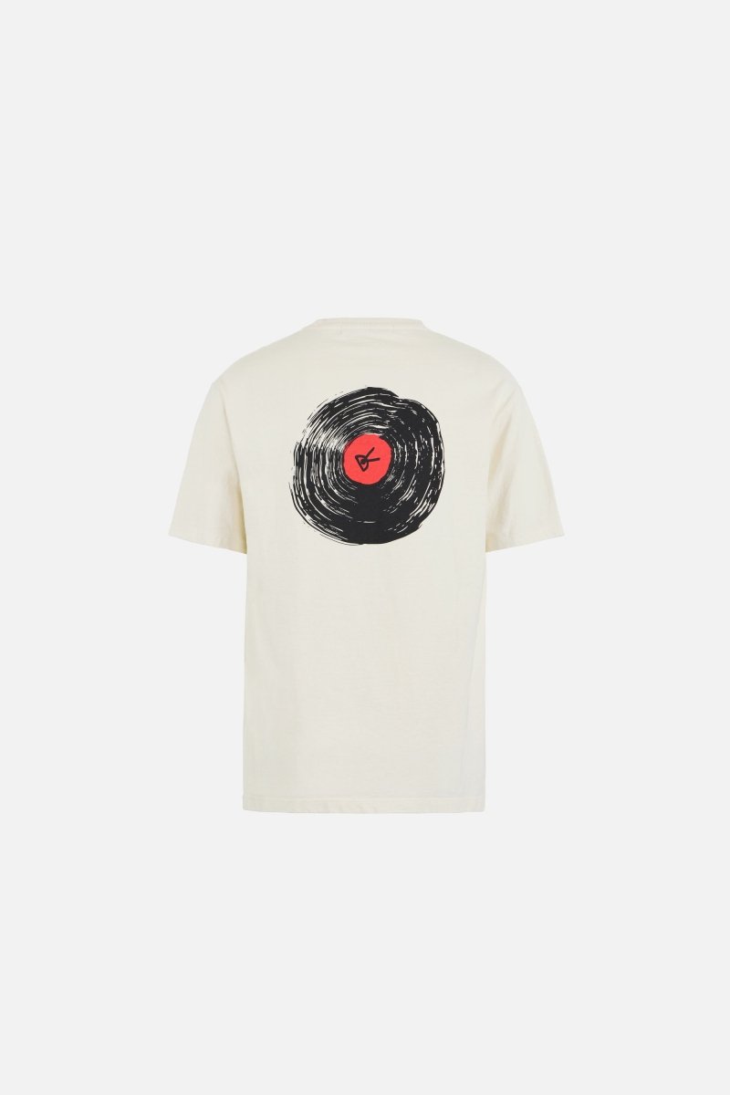 CALIFORNIA COTTON TEE - Track Club Vintage White DISTRICT VISION - détails sur le produit — photo 3