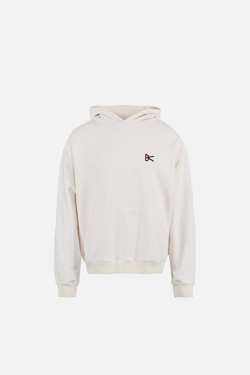 CALIFORNIA COTTON HOODIE - Enlightened Vintage White DISTRICT VISION - porté de face — photo 2
