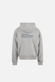 CALIFORNIA COTTON HOODIE - Staff Hoodie Heather Gray DISTRICT VISION - vue de dos