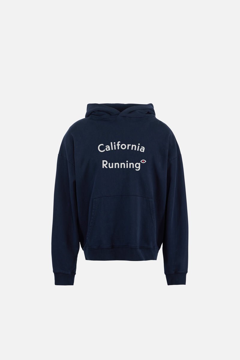 CALIFORNIA COTTON HOODIE - Staff Hoodie Navy DISTRICT VISION - vue de face