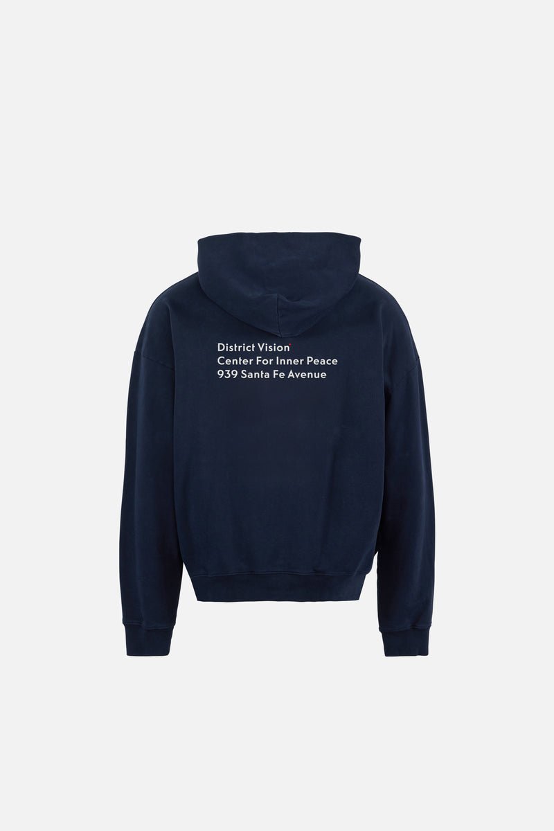 CALIFORNIA COTTON HOODIE - Staff Hoodie Navy DISTRICT VISION - vue de dos