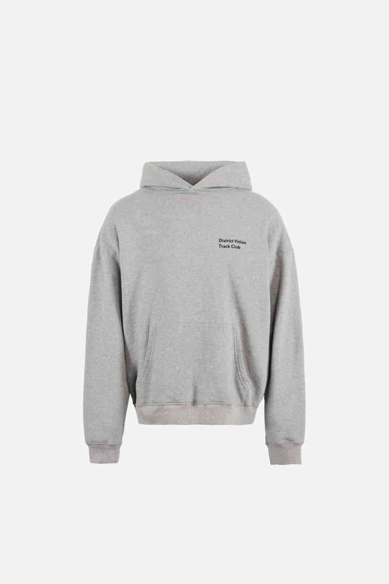CALIFORNIA COTTON HOODIE - Track Club Heather Grey DISTRICT VISION - porté de face — photo 1