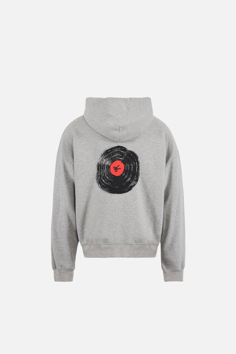 CALIFORNIA COTTON HOODIE - Track Club Heather Grey DISTRICT VISION - détails sur le produit — photo 2