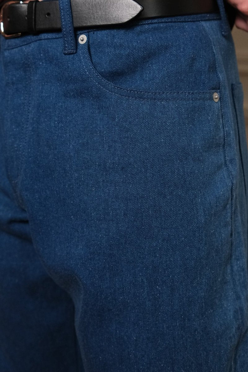 Détail bouton métal et jacron Another Aspect Jeans 4.0 — photo 3
