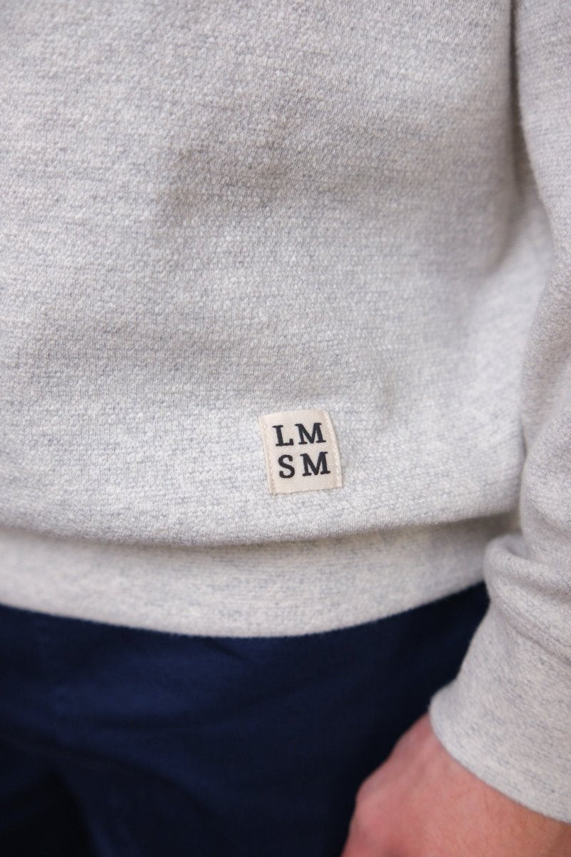 Détail molleton vintage finition lavée sweatshirt Le Mont Saint Michel Tok