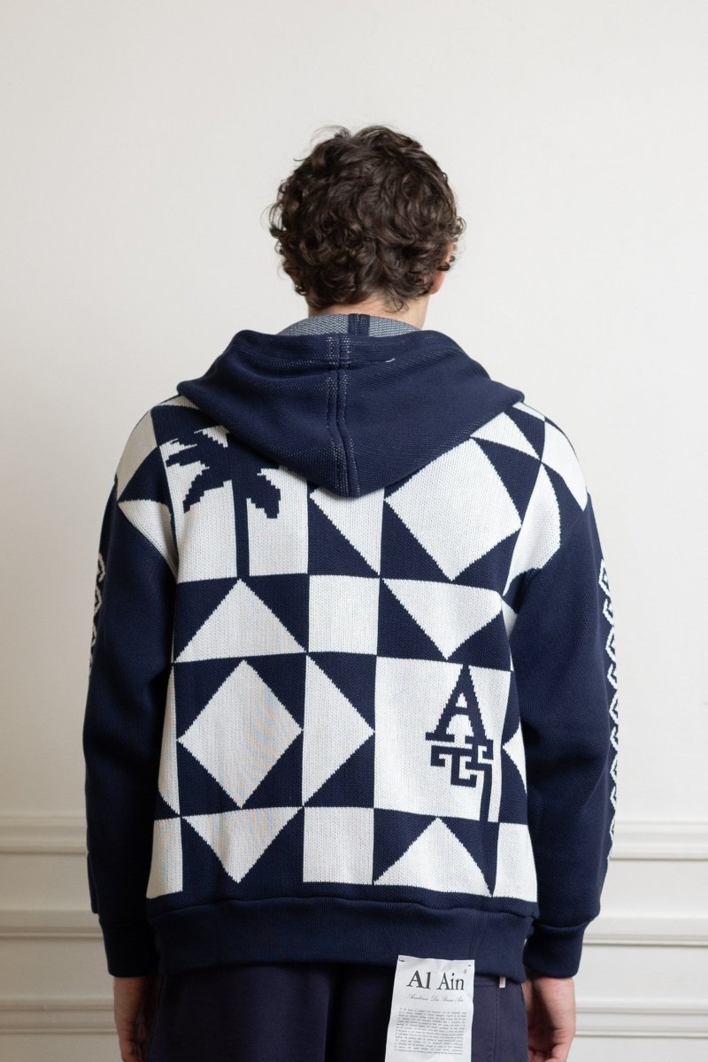 Détail print graphique Leopard dos sweat Al Ain cord
 — photo 3