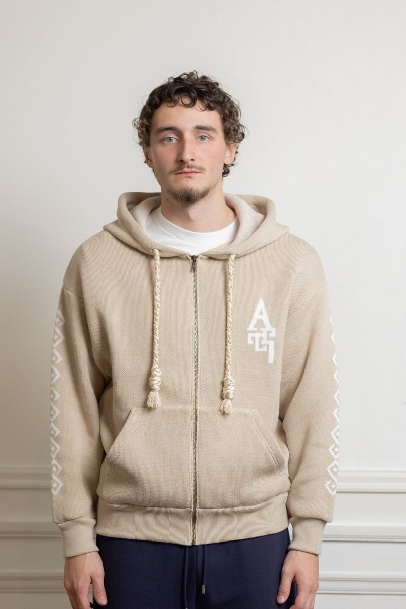  Détail print graphique Leopard dos sweat Al Ain cord
 — photo 3