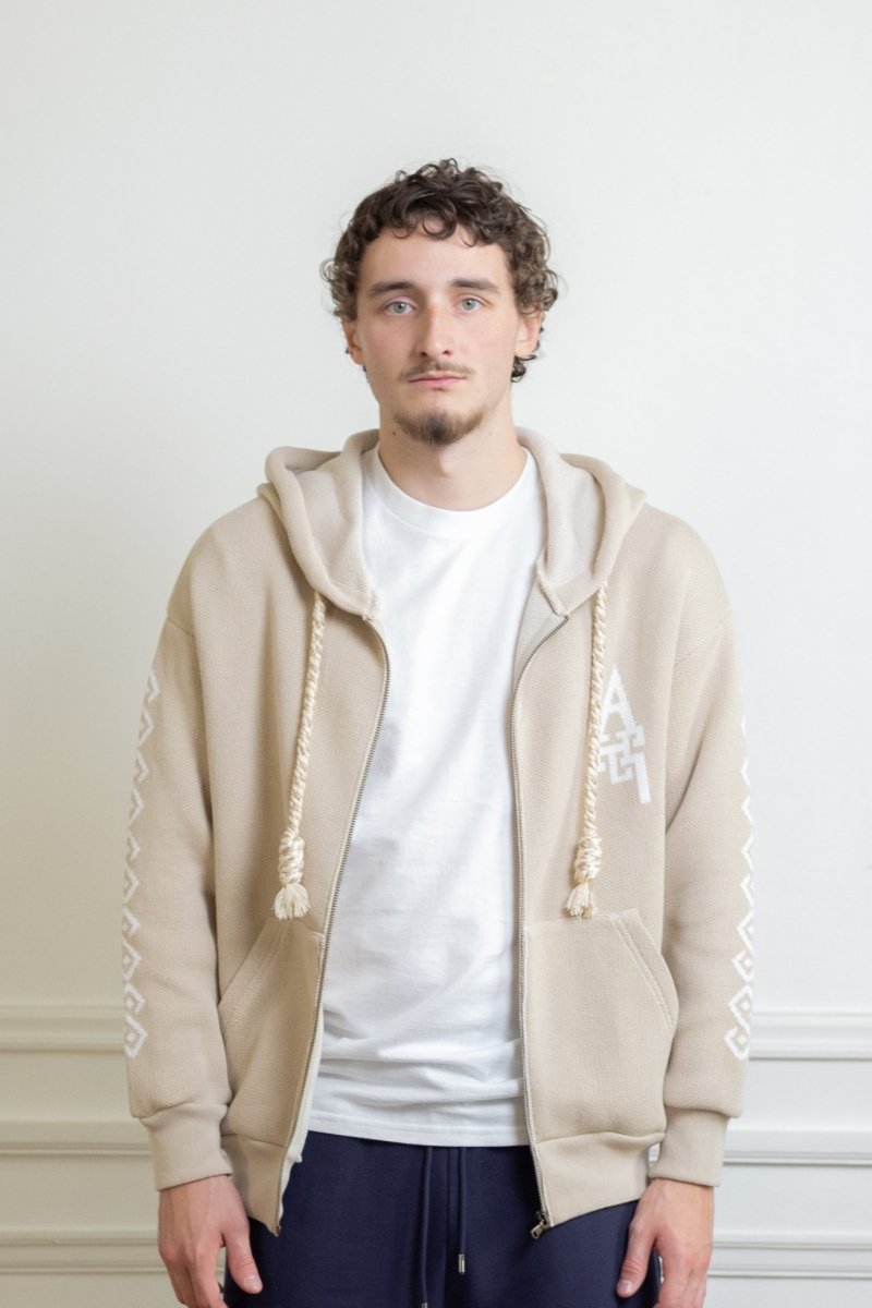  Détail print graphique Leopard dos sweat Al Ain cord

 — photo 4