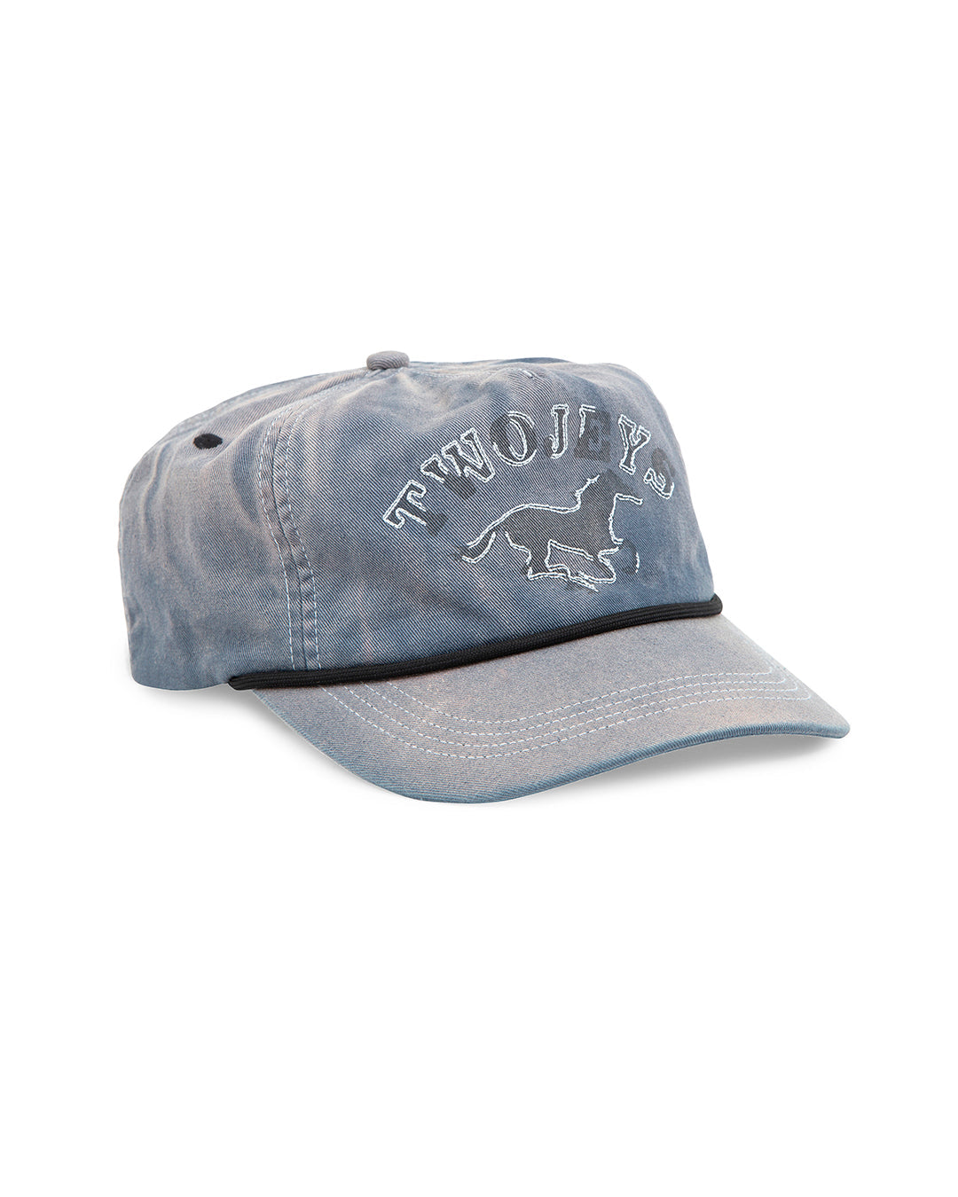 SUNFADED BLUE CAP TWO JEYS - face — photo 1