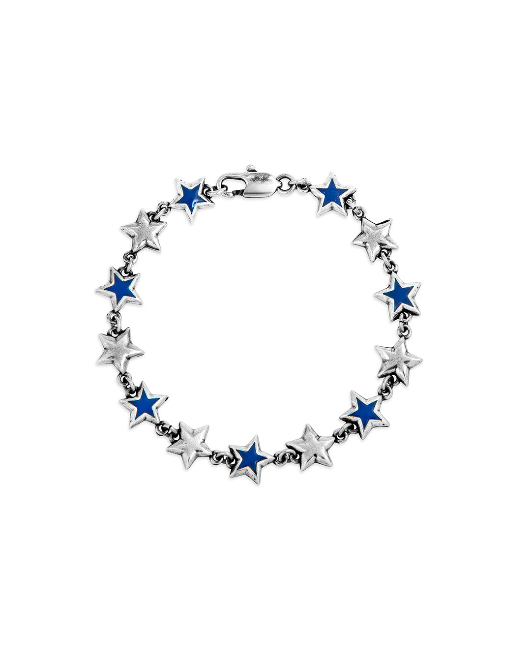 ENAMELED STARS BRACELET - Blue TWO JEYS - vue de face — photo 1