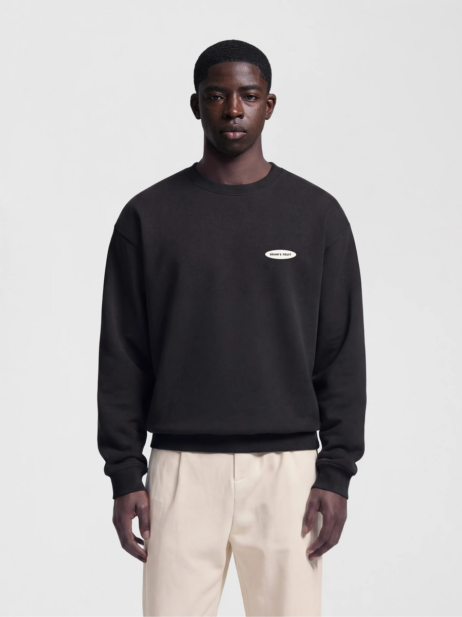 F*ck Off I'm Gardening Crewneck Bram's Fruit black, détail artwork devant — photo 5