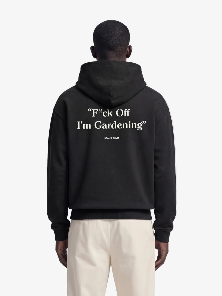F*ck Off I'm Gardening Hoodie Bram's Fruit black, vue de dos — photo 2