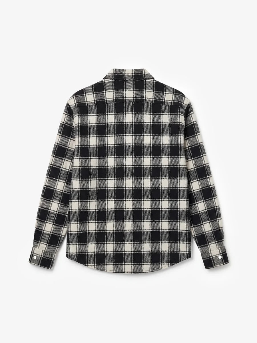 Dos de la Flanel Overshirt Bram's Fruit black — photo 2