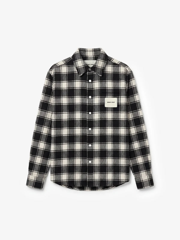 Flanel Overshirt - Black