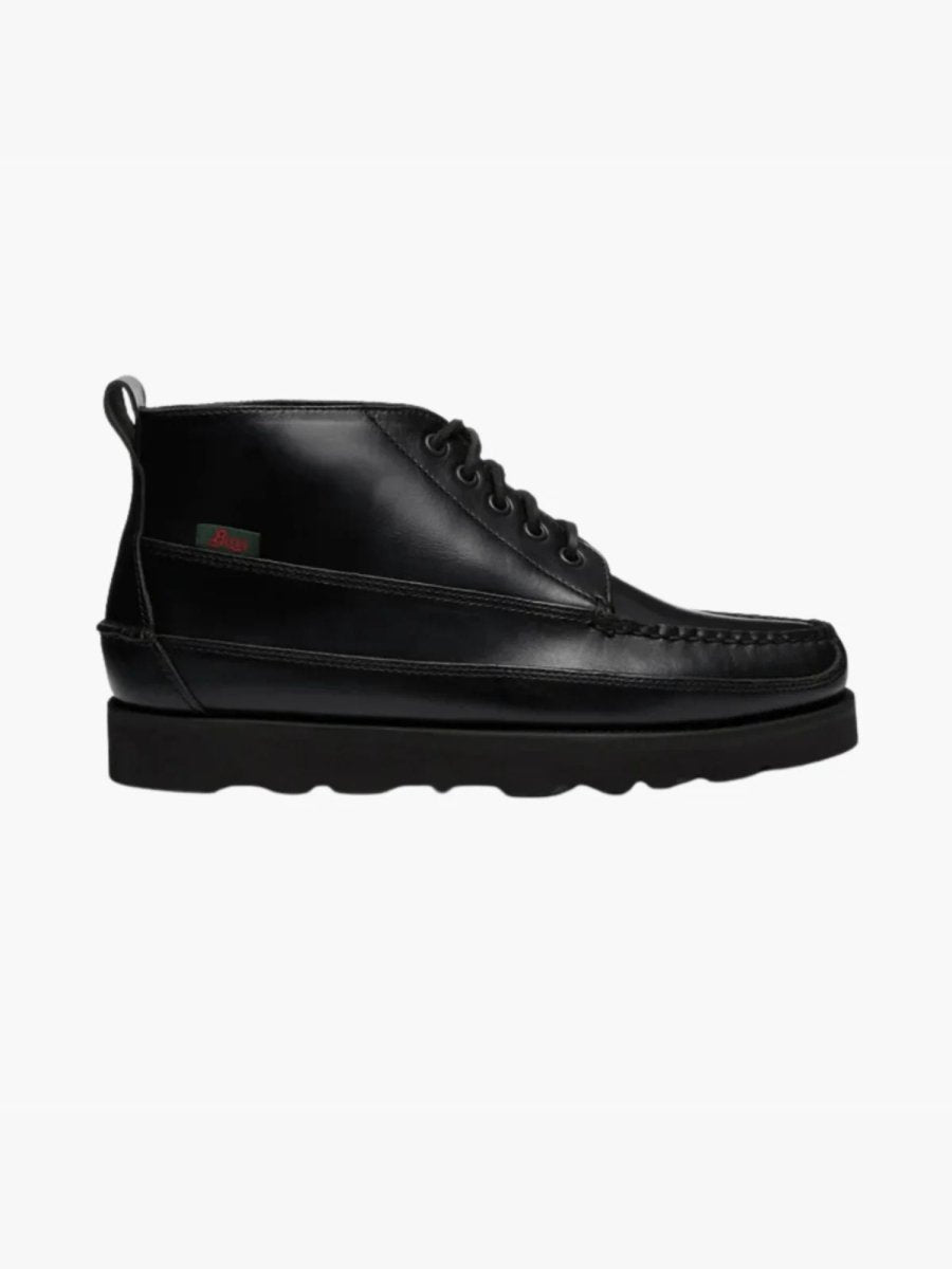 CAMP MOC III RANGER - Black Mono G.H.BASS - détail semelle crantée