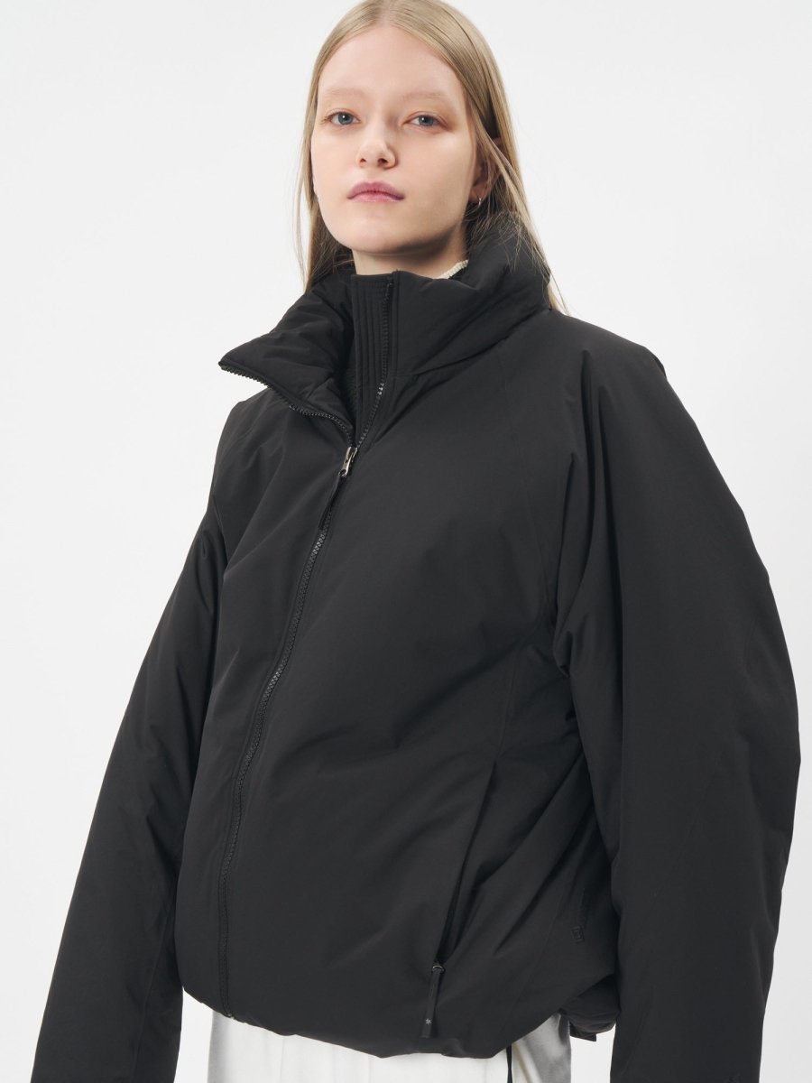 WINDSTOPPER PUFFY JACKET - Black GOLDWIN - vue de face buste