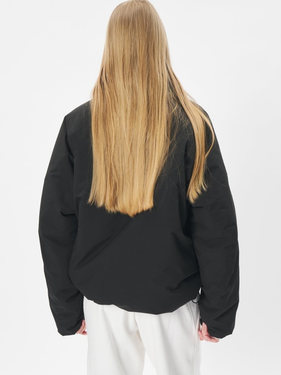 WINDSTOPPER PUFFY JACKET - Black GOLDWIN - vue de dos portée