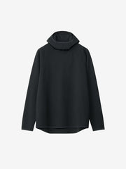 WF LIGHT L/S HOODIE - Black GOLDWIN - packshot de face
