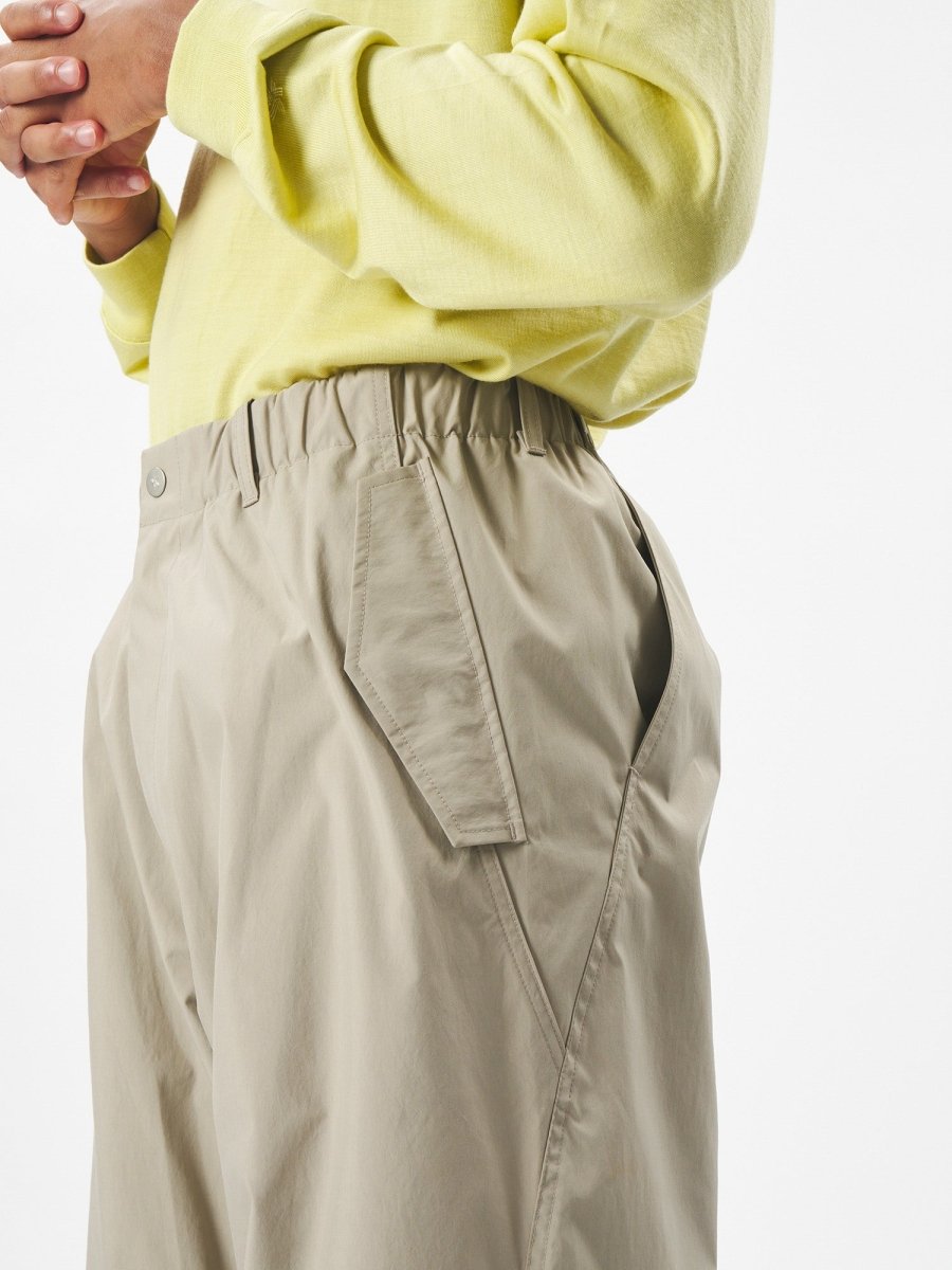 FIELD PANTS - Woody Beige GOLDWIN - détail poche à rabat