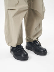 FIELD PANTS - Woody Beige GOLDWIN - détail ourlet à cordon