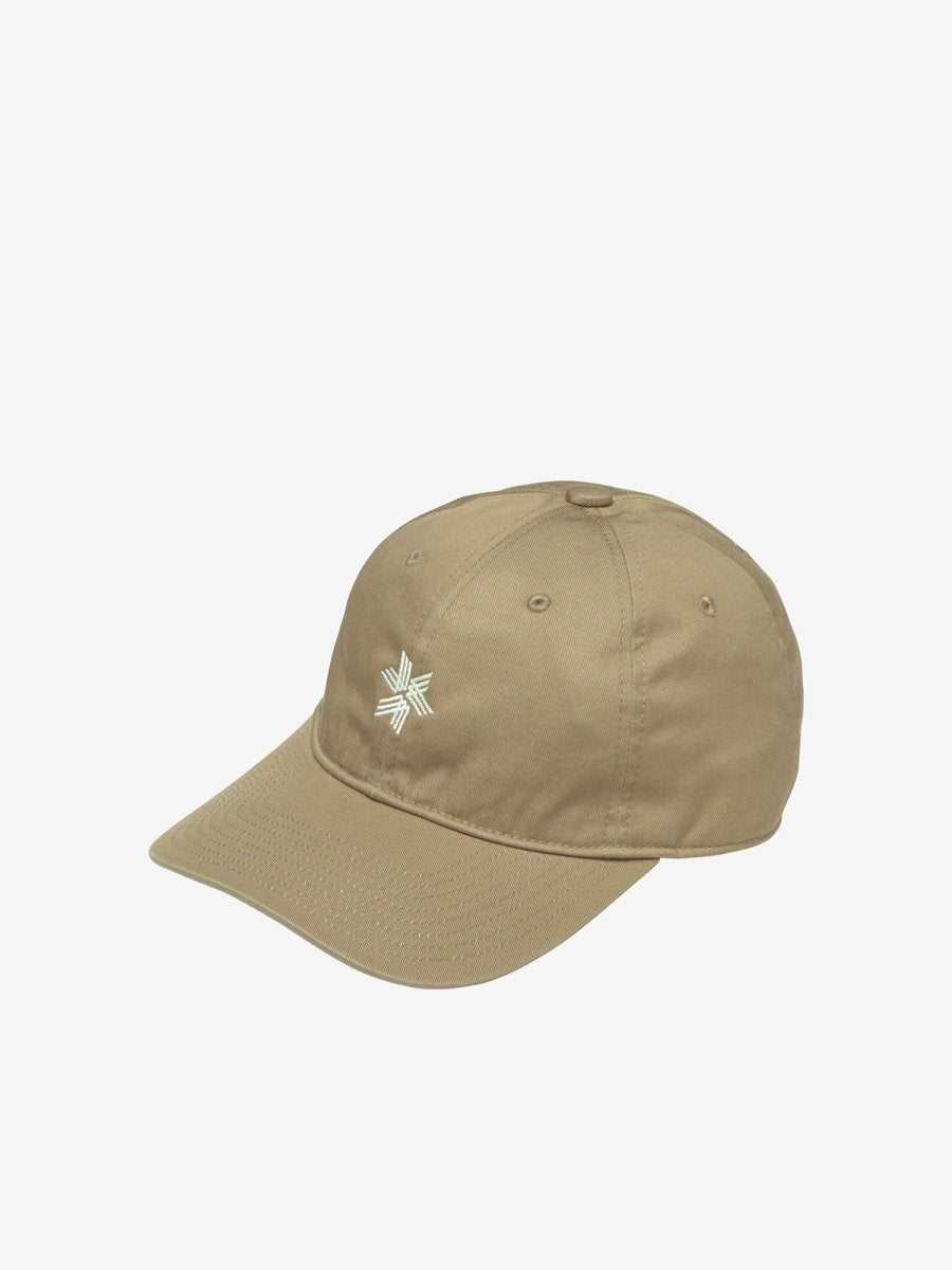 GOLDWIN LOGO COTTON CAP - Oak Beige GOLDWIN - vue de trois quarts