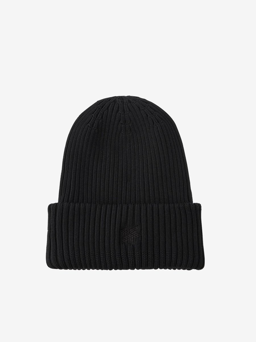 GOLDWIN LOGO KNIT CAP - Black GOLDWIN - vue de face