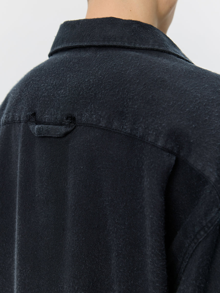 mfpen Gambler Shirt - Black Fuzz Tencel - Aura Store - vue 5 — photo 5