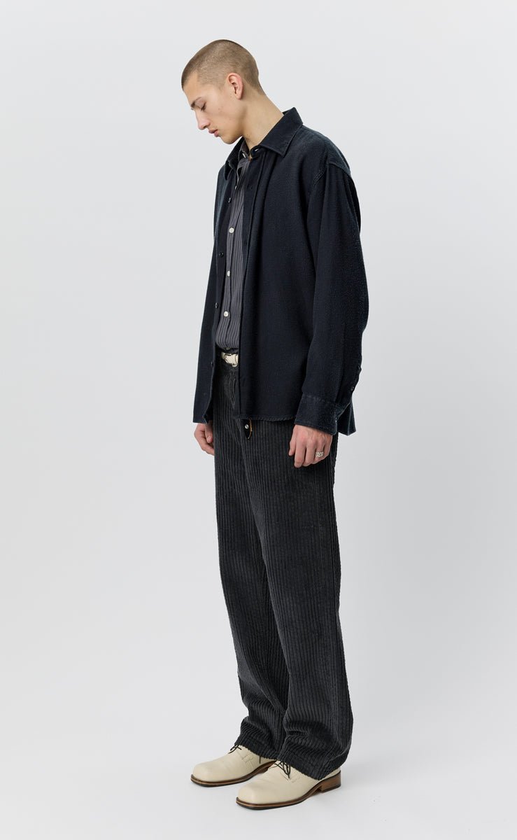 mfpen Gambler Shirt - Black Fuzz Tencel - Aura Store - vue 2