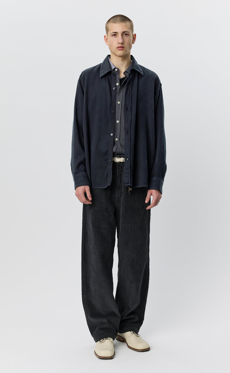 mfpen Gambler Shirt - Black Fuzz Tencel - Aura Store - vue 1 — photo 1