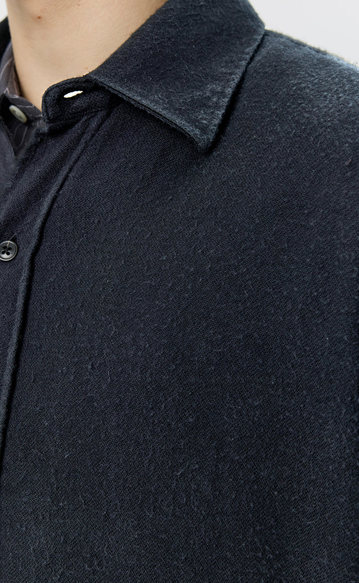 mfpen Gambler Shirt - Black Fuzz Tencel - Aura Store - vue 6 — photo 6