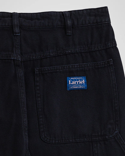 Double knee carpenter pant - Used black - Aura